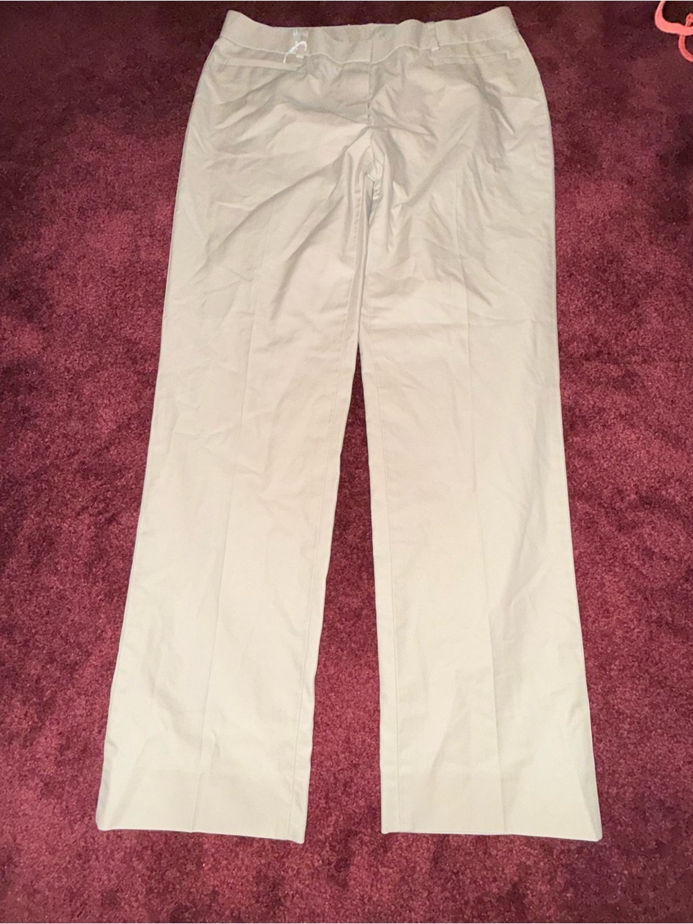 Brooks Brothers Pants Slacks Womens 8 Beige 346 Natalie Fit Straight